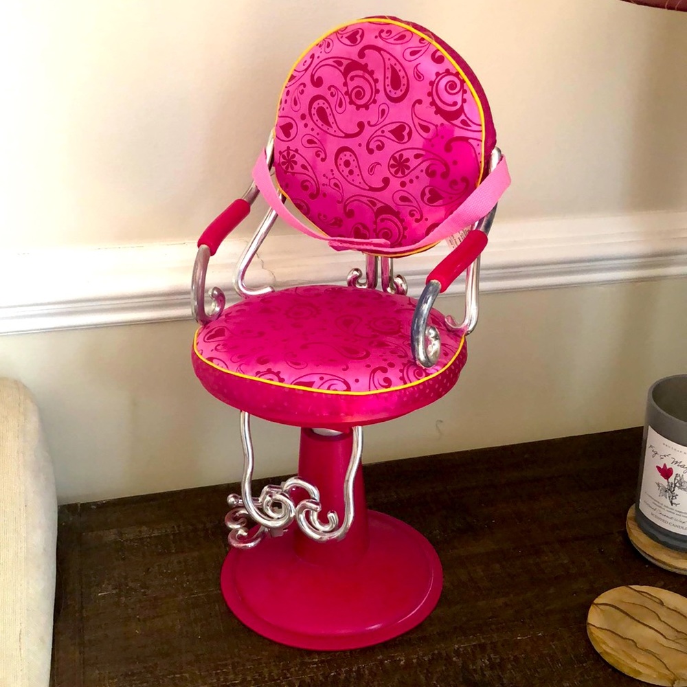 American Girl salon chair